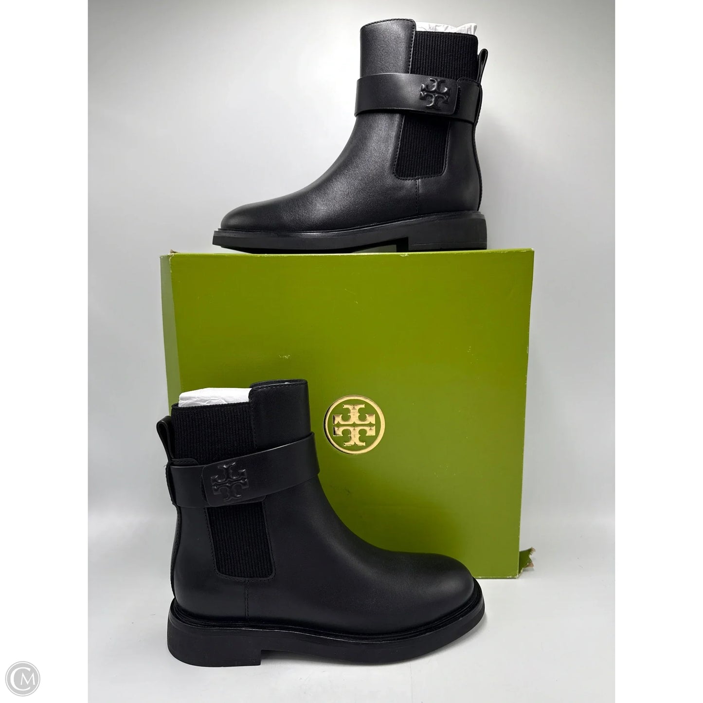 Boots Designer By Tory Burch In Black, Size: 5.5