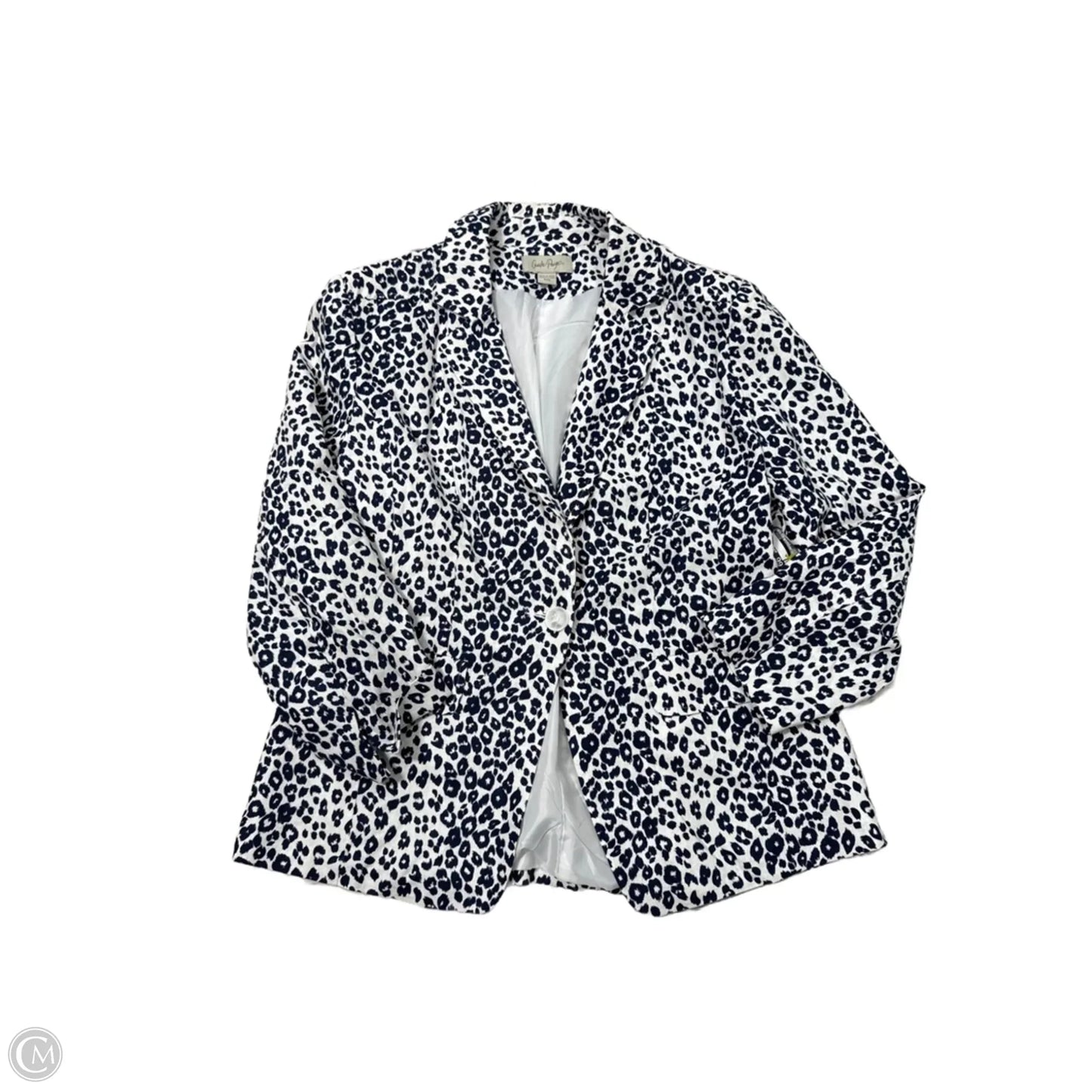 Blazer By Charlie Paige In Animal Print, Size: M