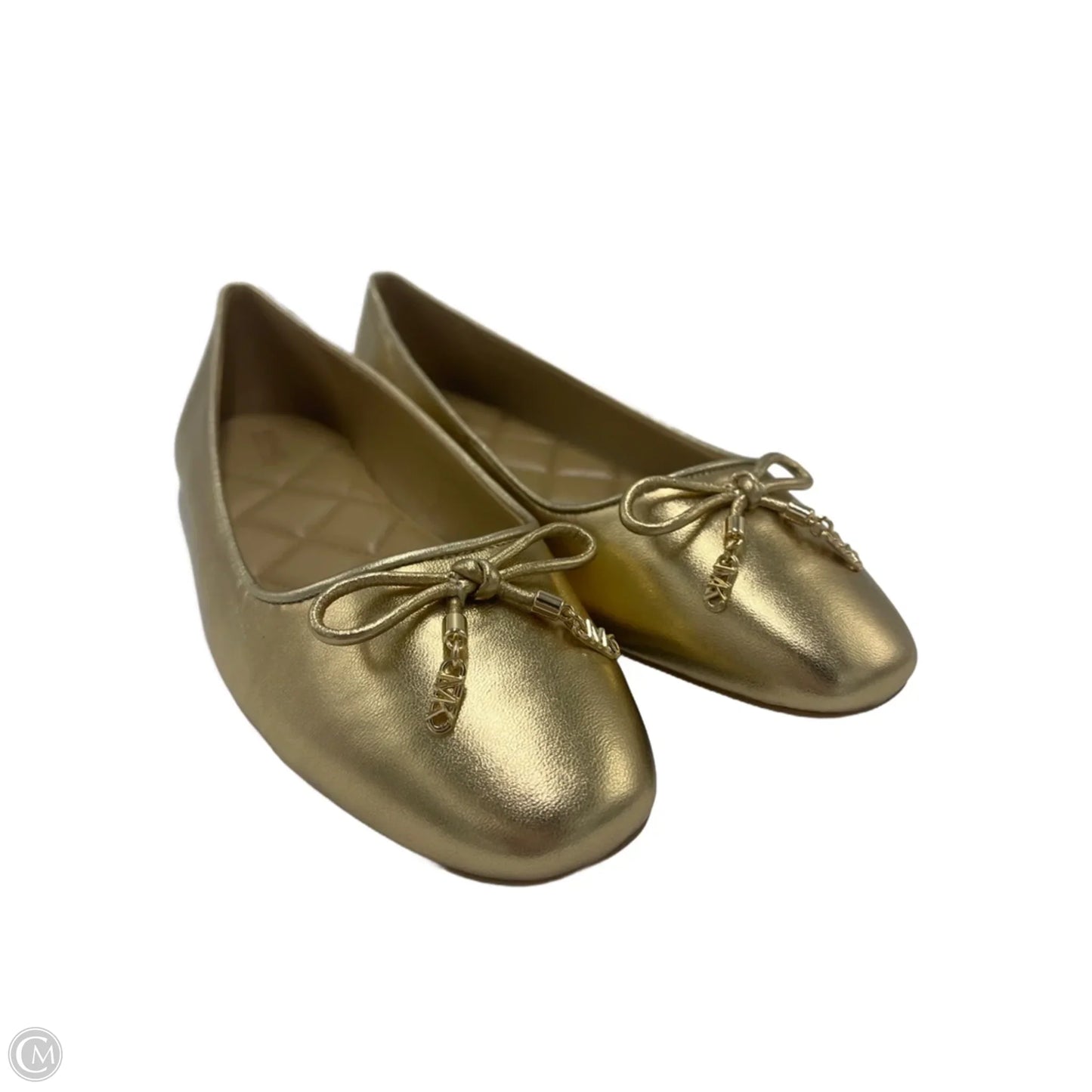 Shoes Designer By Michael Kors In Gold, Size: 8.5