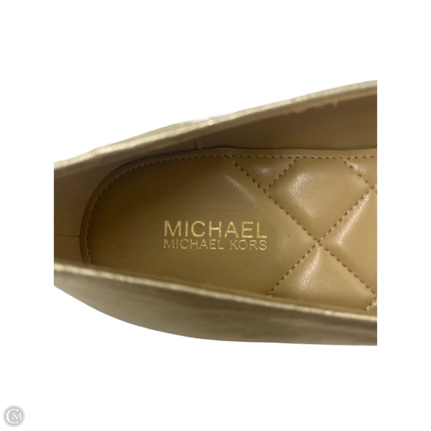 Shoes Designer By Michael Kors In Gold, Size: 8.5