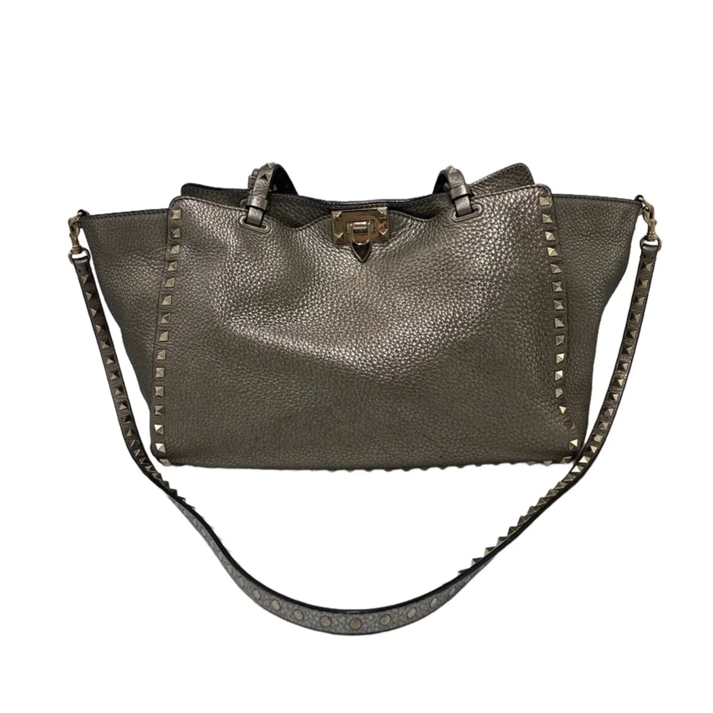 Valentino-Garavani Rockstud Medium Luxury Tote / Handbag