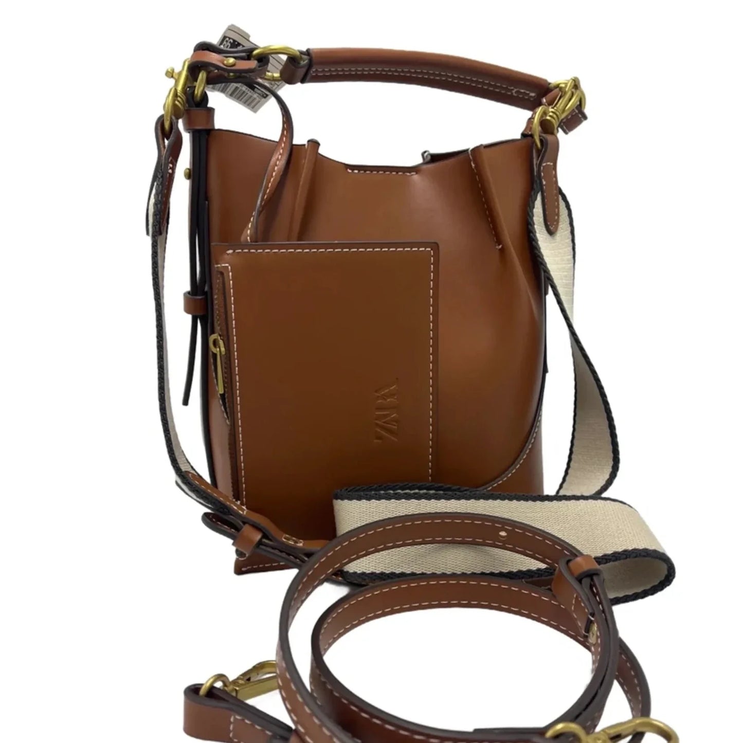 Handbag Leather By Zara