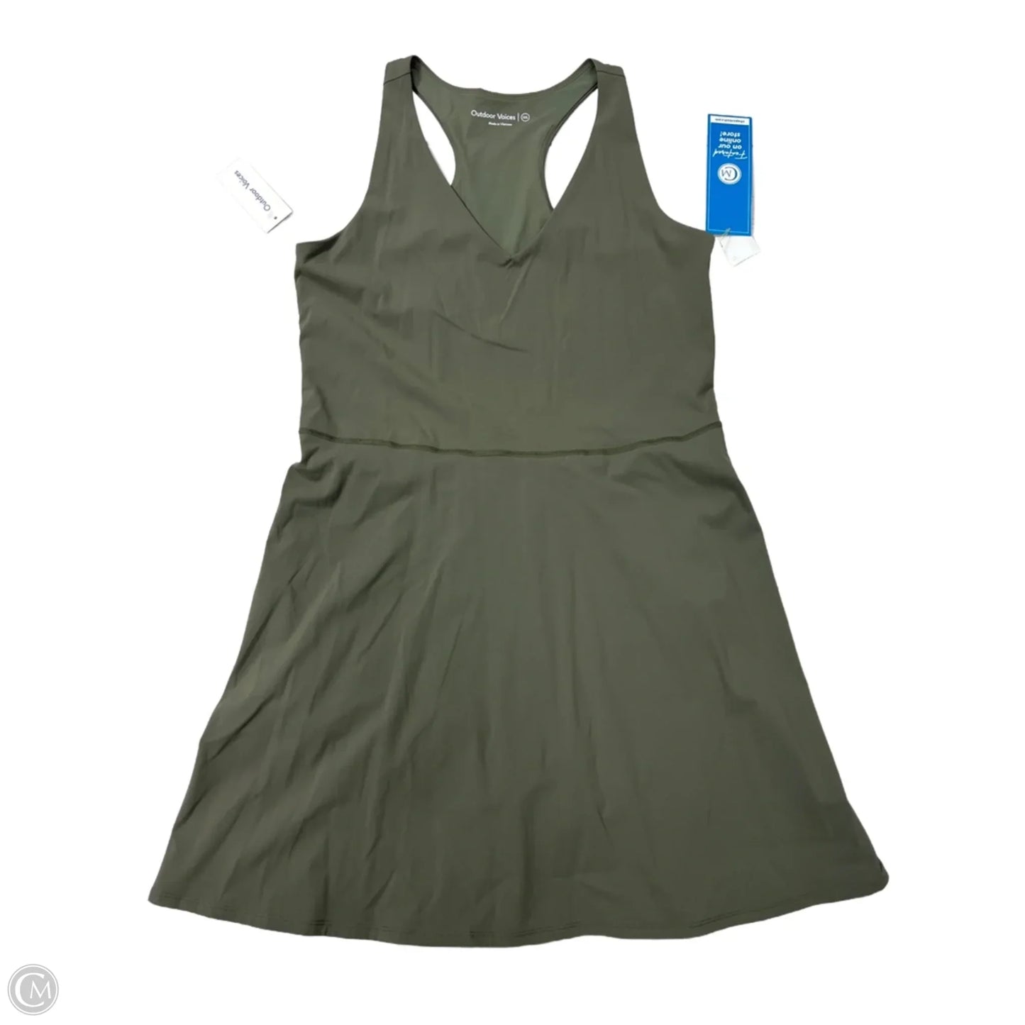 Athletic Dress By Outdoor Voices In Green, Size: Xxl