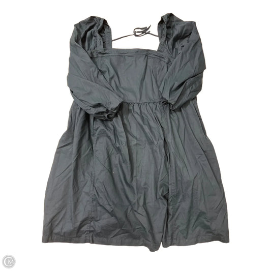 Dress Casual Short By Ava & Viv In Teal, Size: 4x