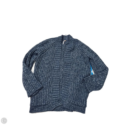 Sweater Cardigan By Free People In Blue, Size: S