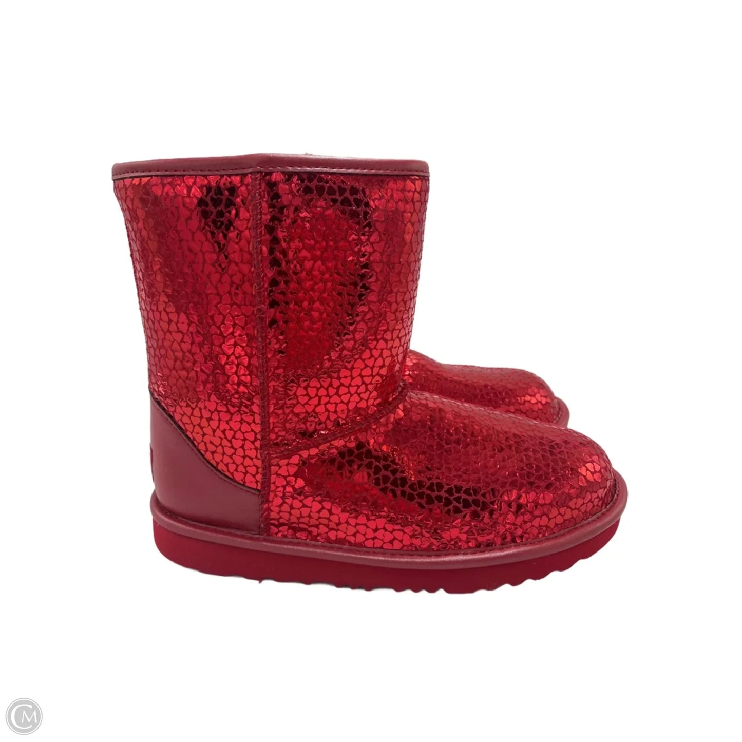 Boots Designer By Ugg In Red, Size: 5