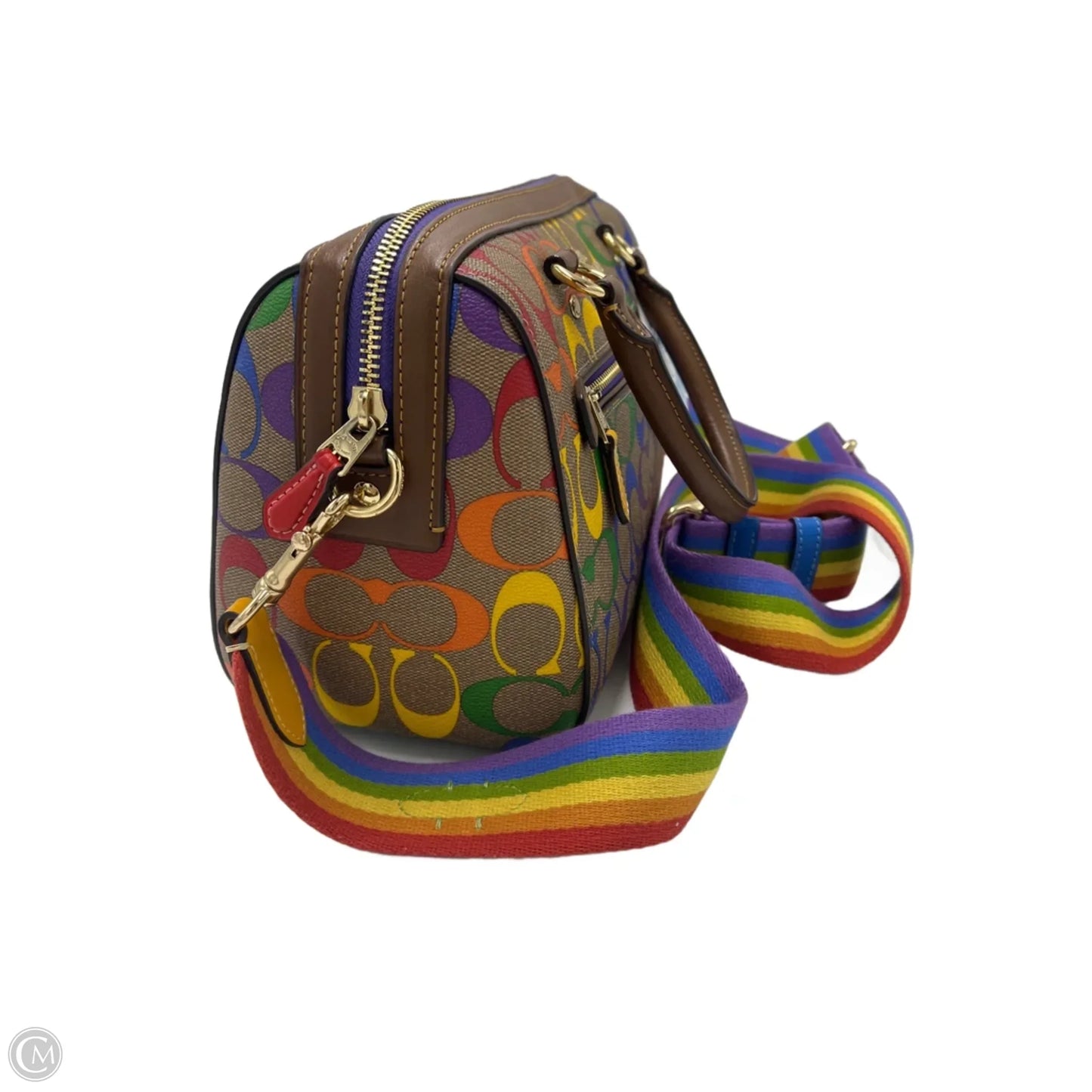 Coach Ltd. Edition Rowan Rainbow Designer Satchel / Handbag
