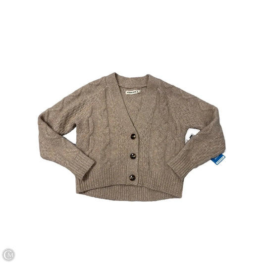Sweater Cardigan By The Normal Brand In Tan, Size: Xs