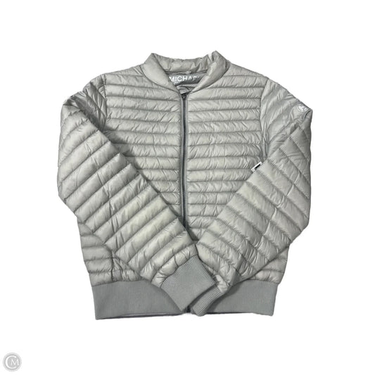 Coat Designer By Michael Kors In Grey, Size: M