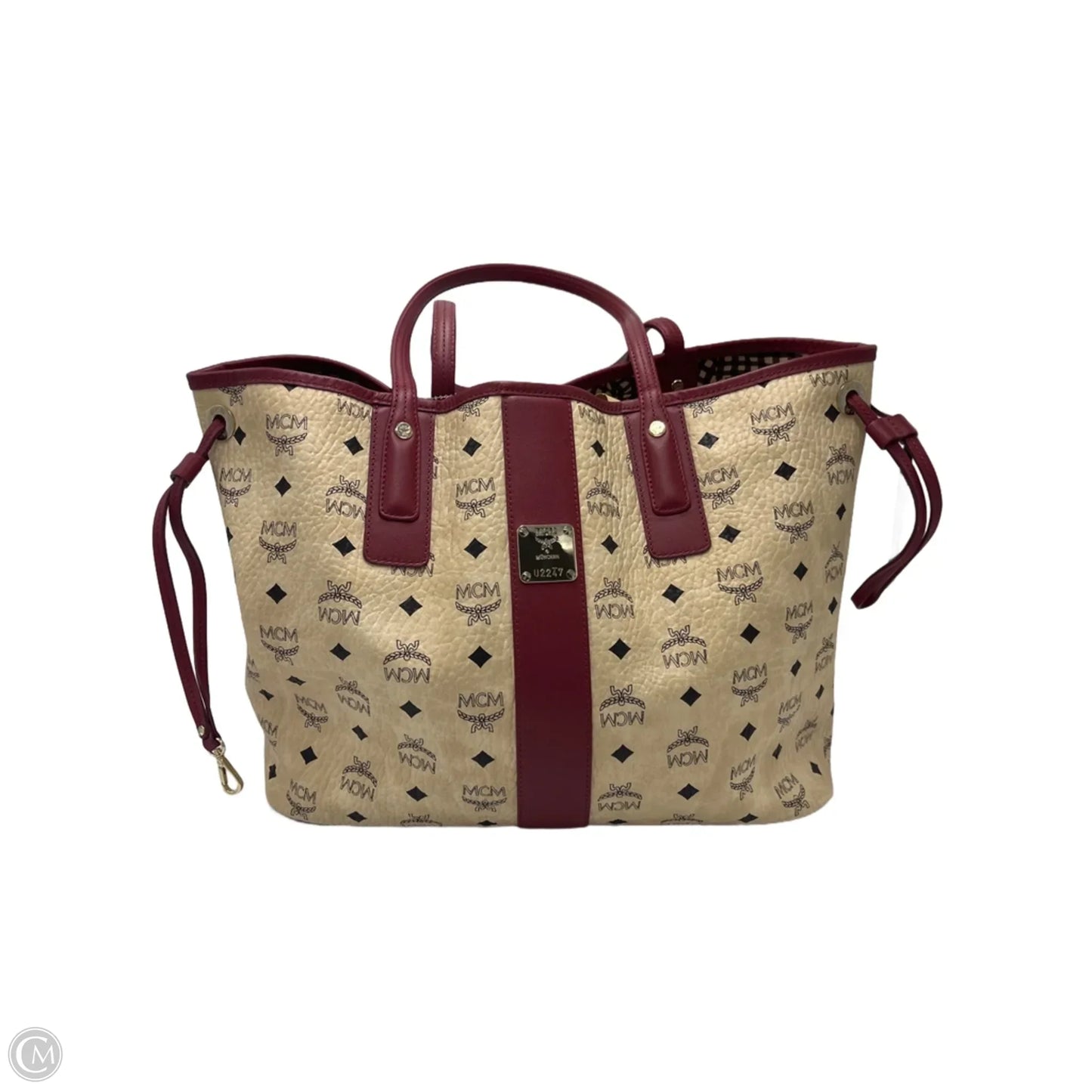 MCM Liz Shopper Luxury Designer Tote w/ Pouchette
