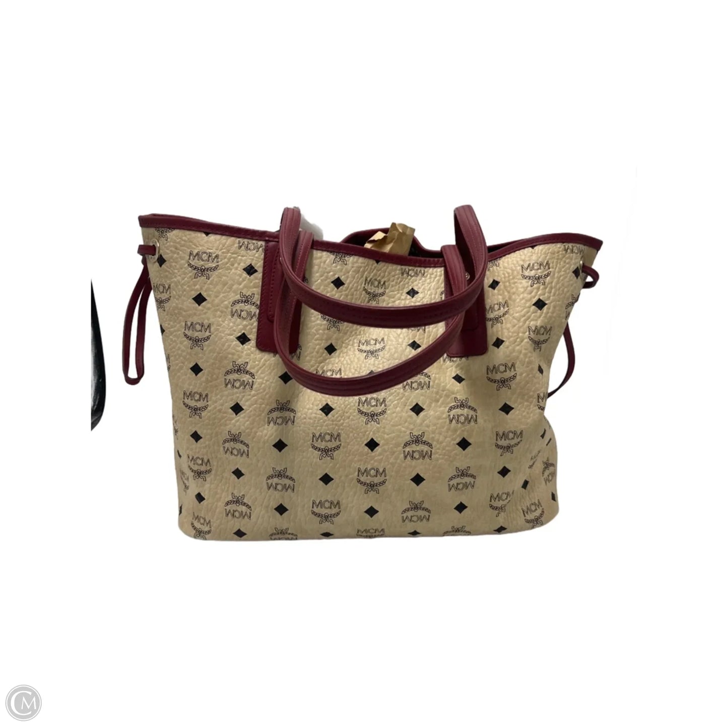 MCM Liz Shopper Luxury Designer Tote w/ Pouchette