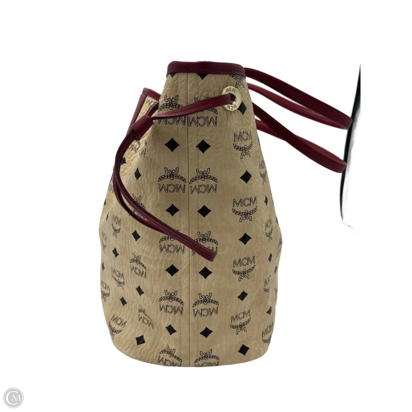 MCM Liz Shopper Luxury Designer Tote w/ Pouchette