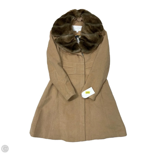 Coat Peacoat By Jessica Simpson In Tan, Size: M