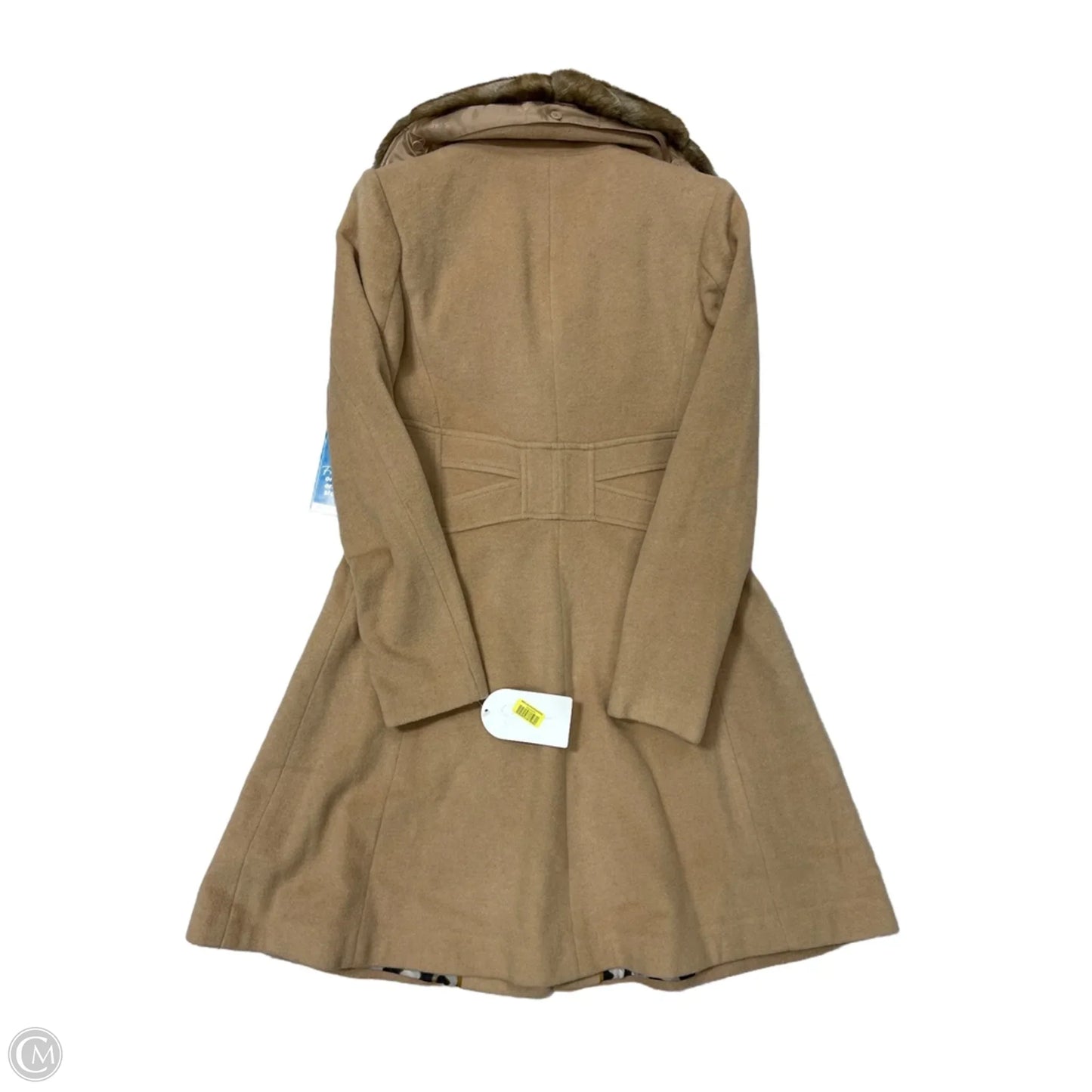 Coat Peacoat By Jessica Simpson In Tan, Size: M