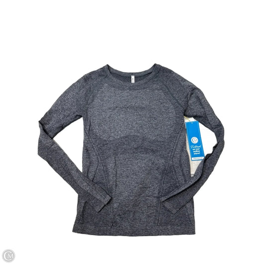 Athletic Top Long Sleeve Crewneck By Athleta In Grey, Size: M