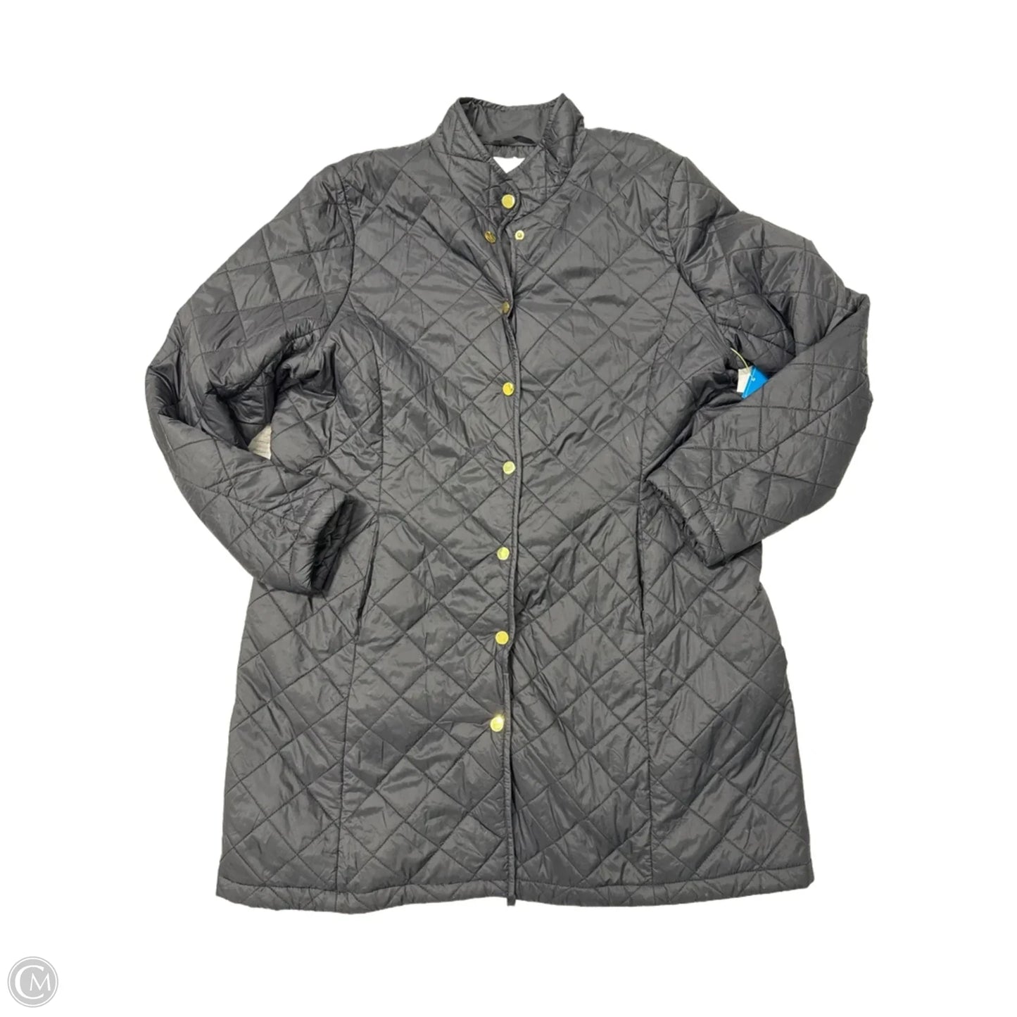 Coat Puffer & Quilted By Liz Claiborne In Black, Size: Xl