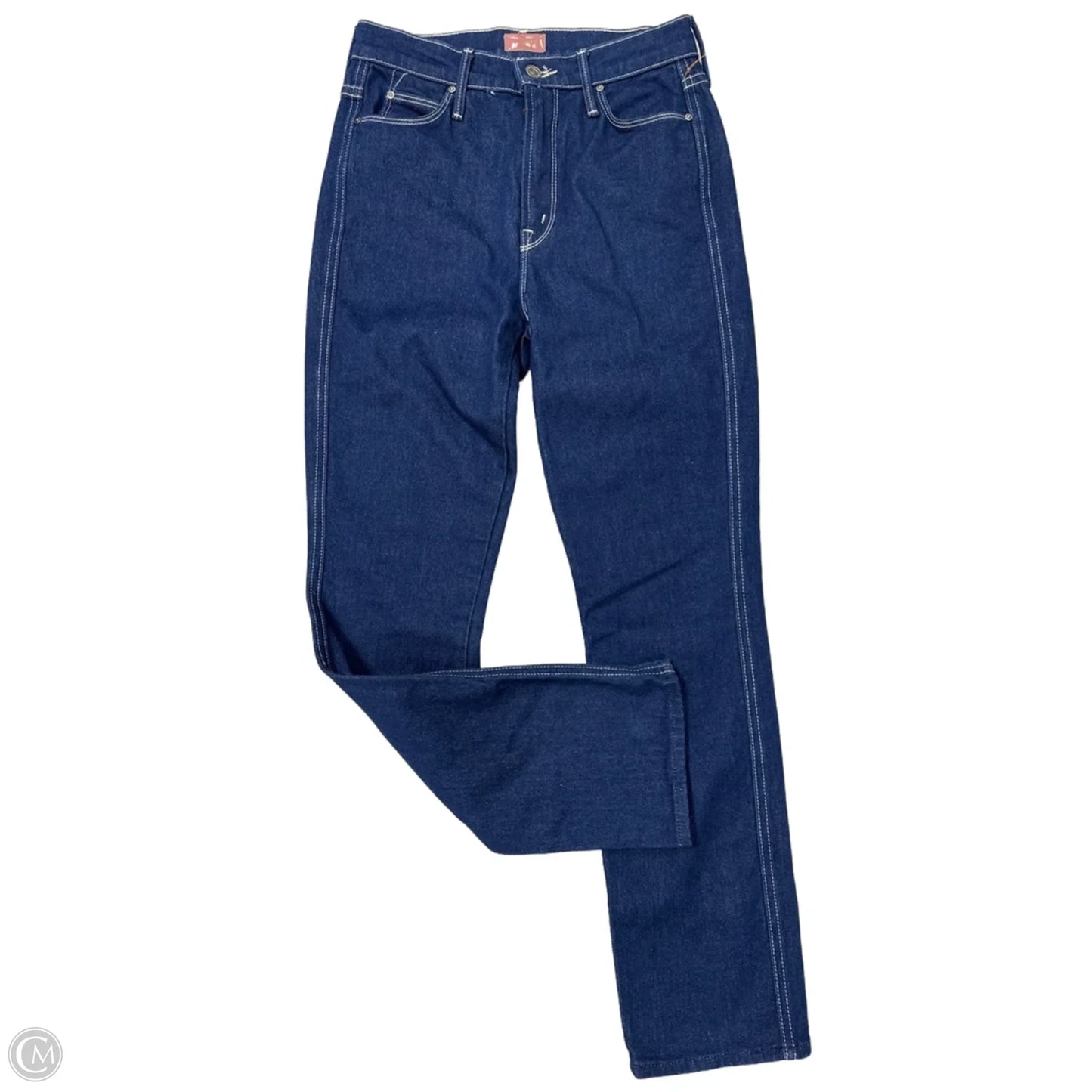 Jeans Straight By Mother In Blue, Size: 2