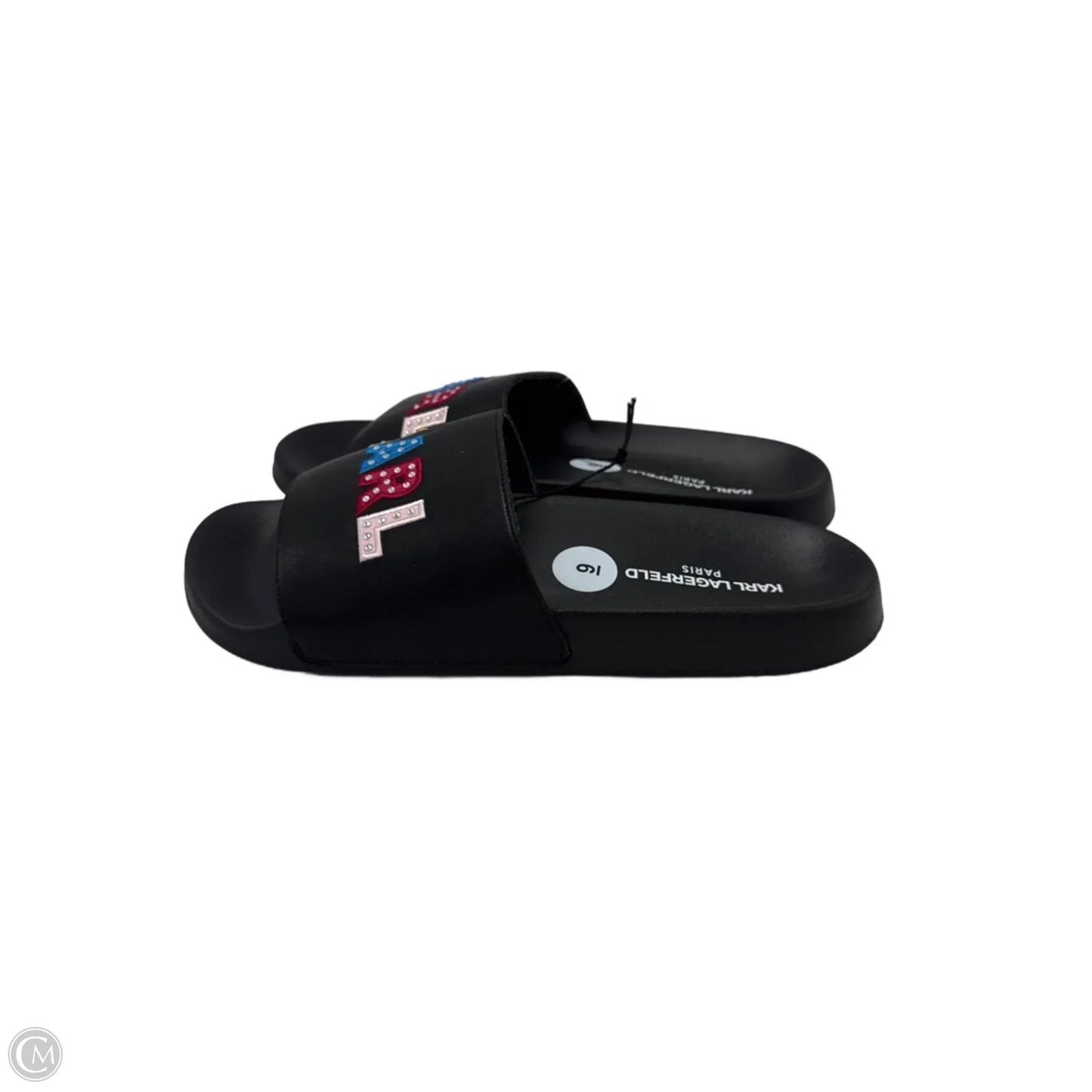 New! Shoes Designer By Karl Lagerfeld In Black, Size: 9