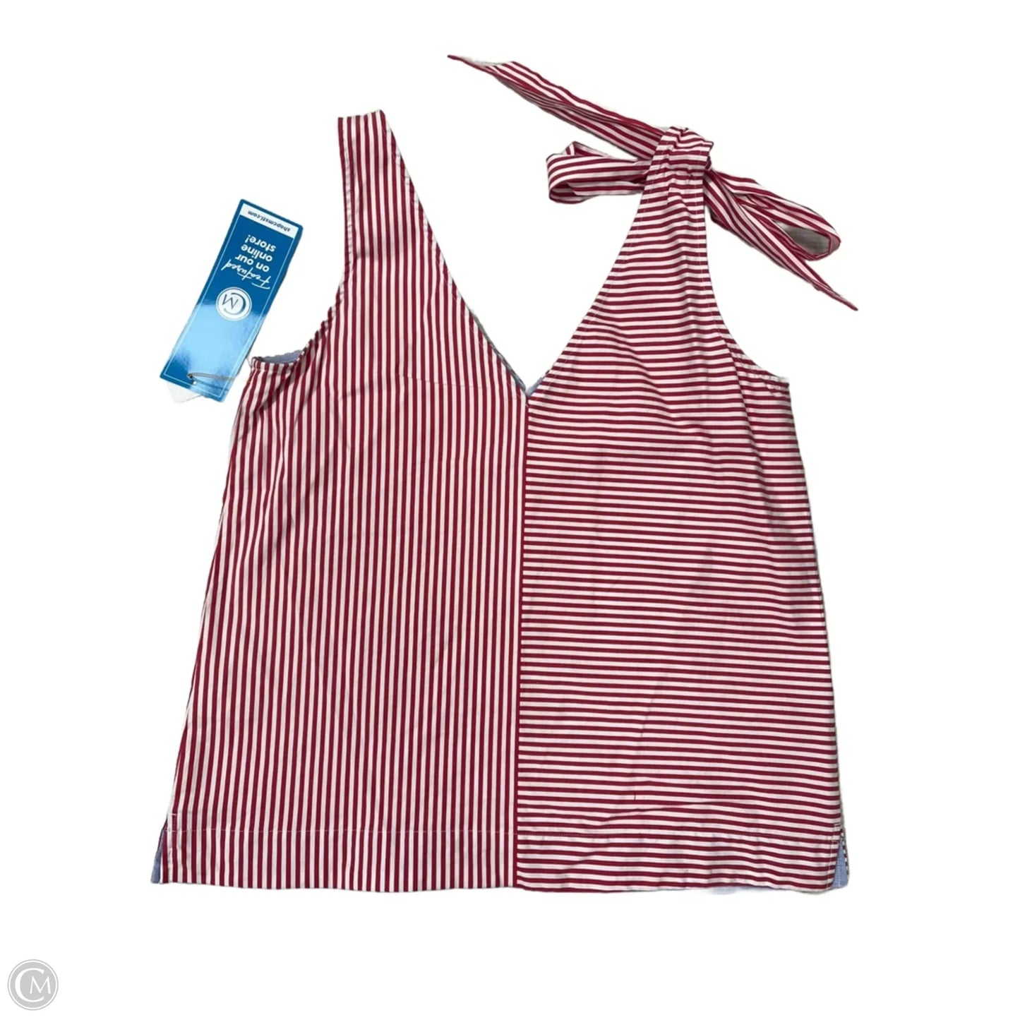 Top Sleeveless By Vineyard Vines In Striped Pattern, Size: Xs