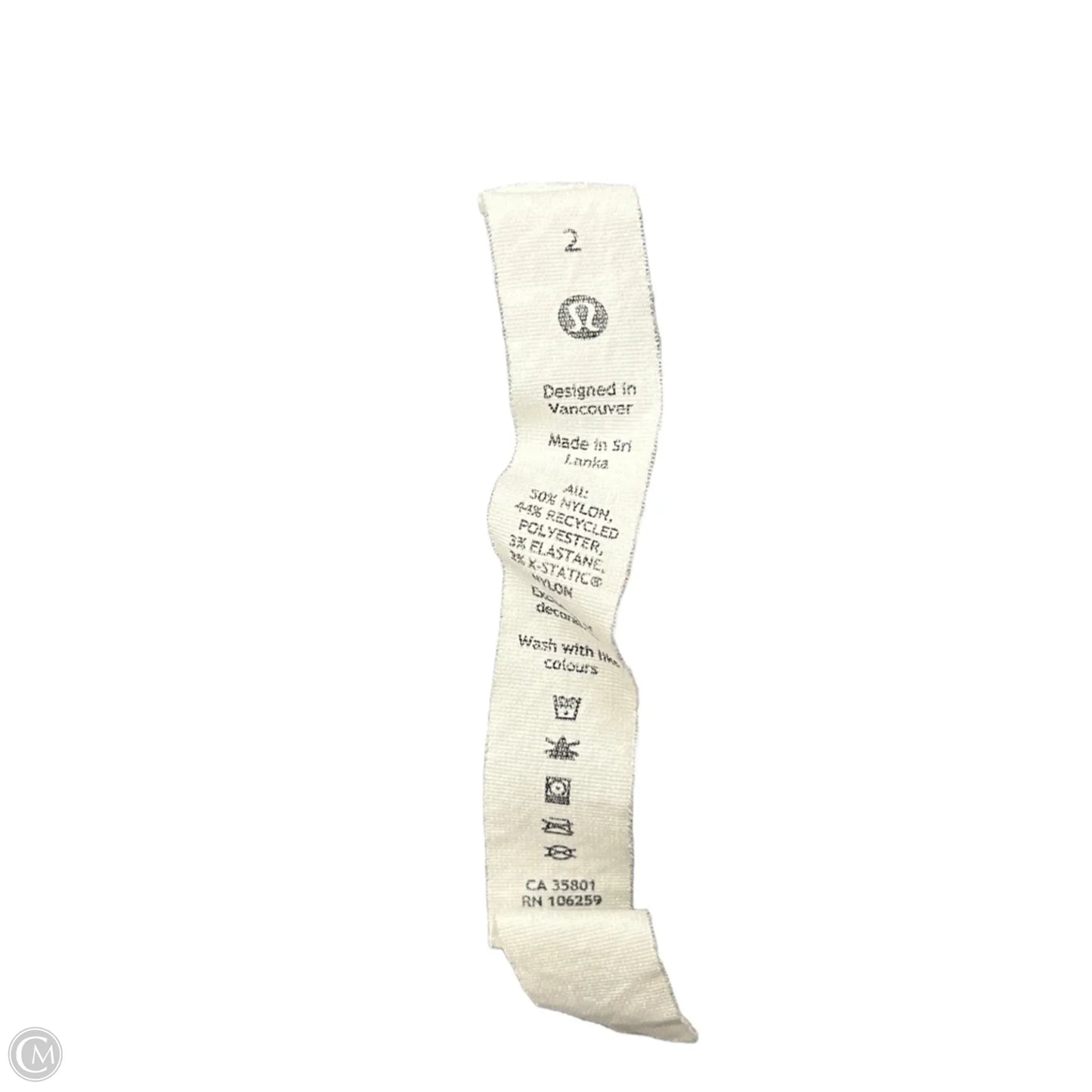 Top Long Sleeve By Lululemon In Grey, Size: Xs