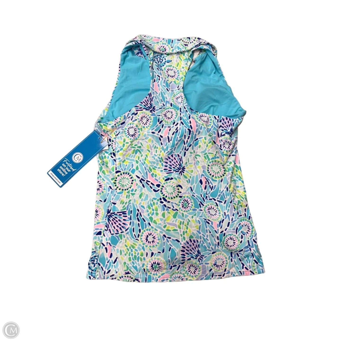 Top Sleeveless Designer By Lilly Pulitzer In Floral Print, Size: S