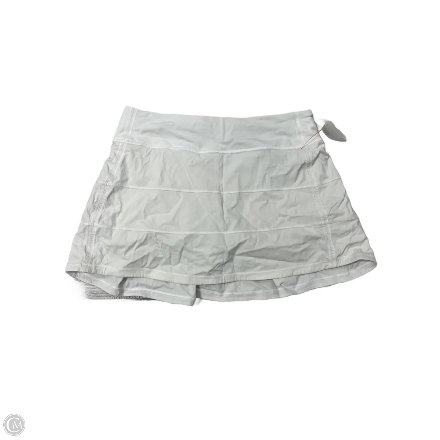 Athletic Skort By Lululemon In White, Size: S
