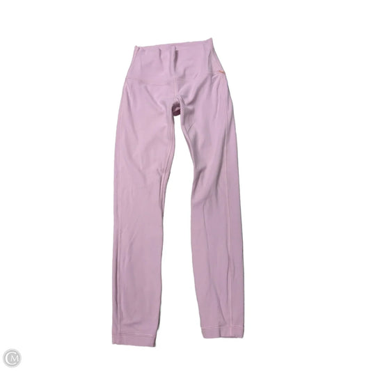 Athletic Capris By Lululemon In Pink, Size: S