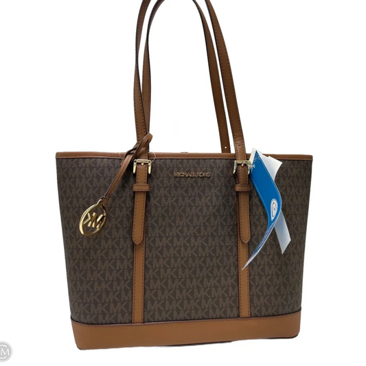 NEW! Logo Print Handbag By Michael Kors