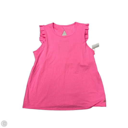 New! Top Short Sleeve Designer By Lilly Pulitzer In Pink, Size: Xl