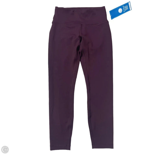 Athletic Leggings By Lululemon In Maroon, Size: M