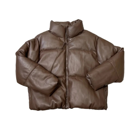 New! Coat Puffer & Quilted By Old Navy In Brown, Size: M