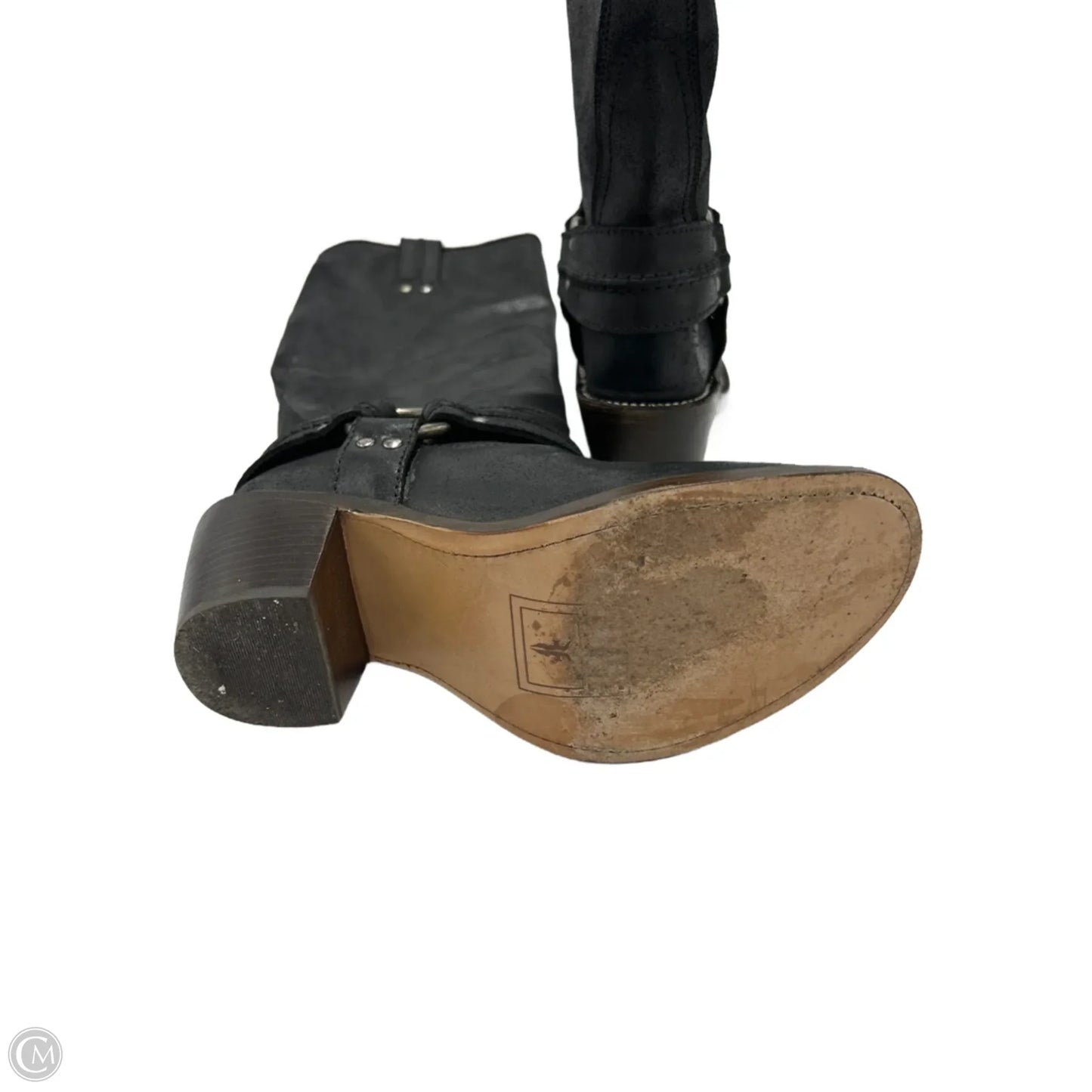 Boots Designer By Frye In Black, Size: 8