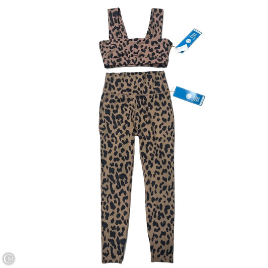 Athletic Pants 2pc By All Fenix In Animal Print, Size: M
