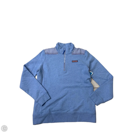 Sweatshirt Collar By Vineyard Vines In Blue, Size: M