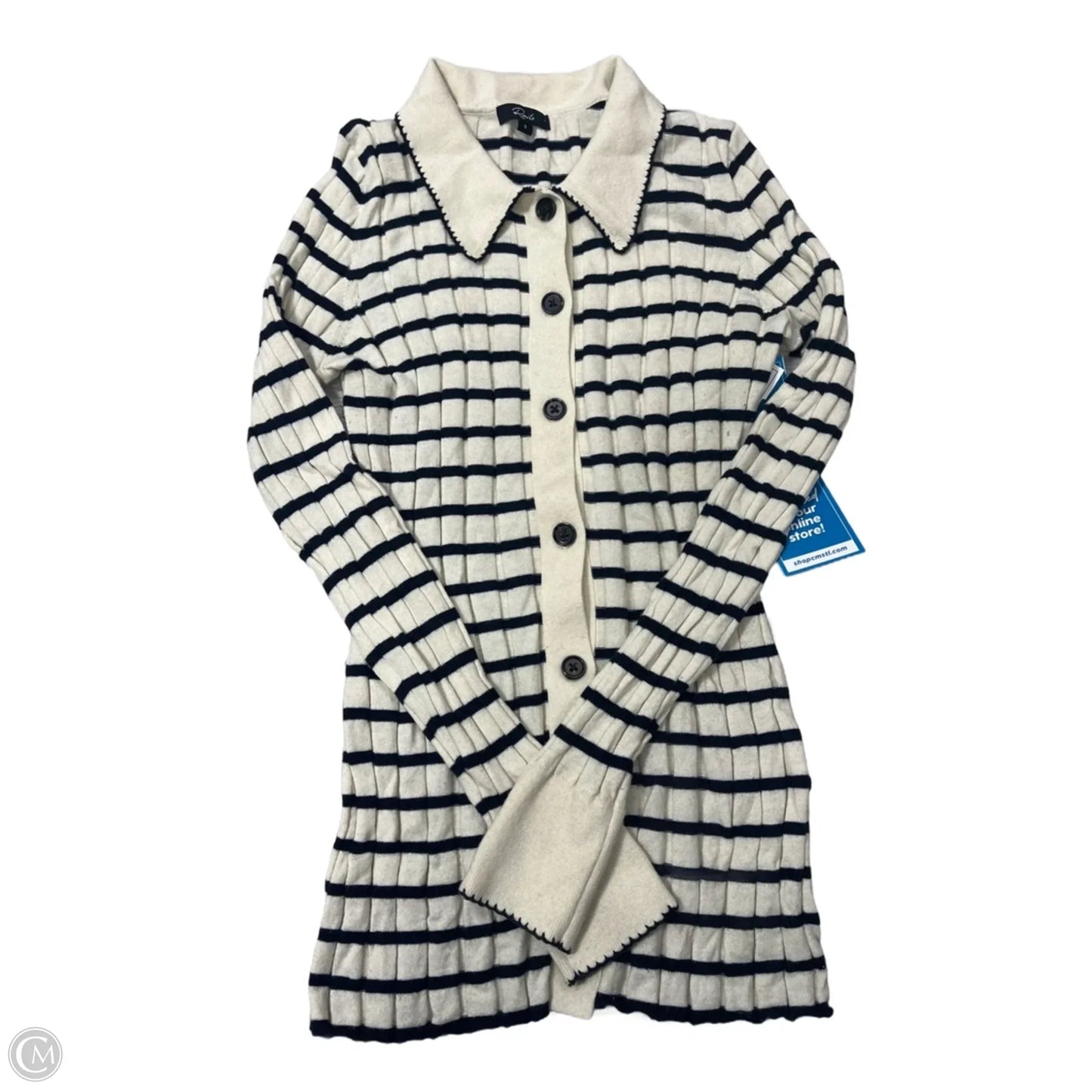 Top Long Sleeve By Rails In Striped Pattern, Size: S