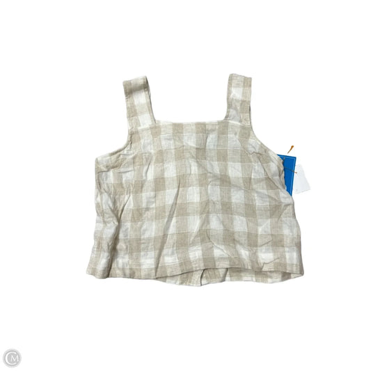 Top Sleeveless By Madewell In Cream & White, Size: Xs