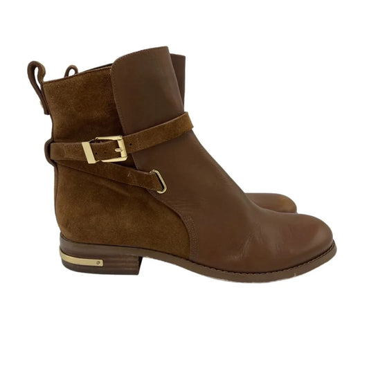 Boots Designer By Michael Kors In Brown, Size: 8