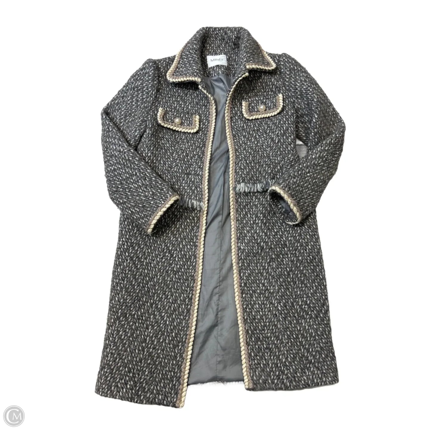 Coat Peacoat By MR & ER In Grey, Size: S