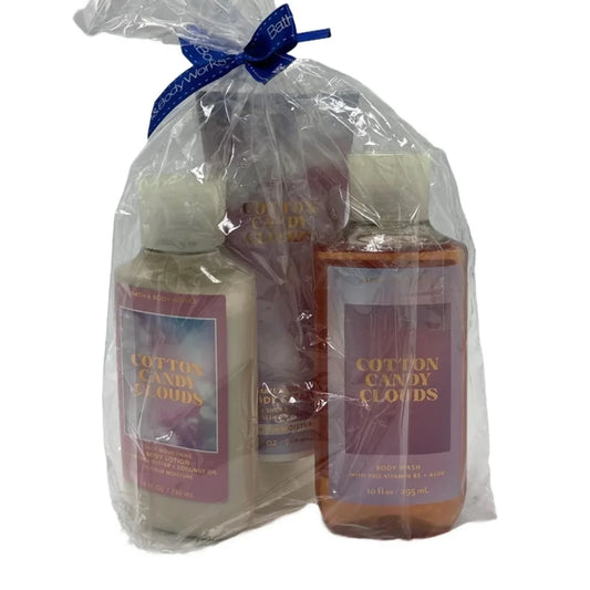 New! Cotton Candy 3pc. Fragrance Set By Bath And Body Works