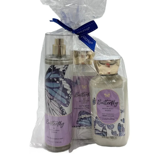 New! Butterfly 3pc. Fragrance Set By Bath And Body Works