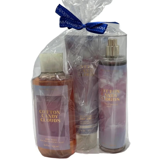 New! Cotton Candy 3pc. Fragrance Set By Bath And Body Works