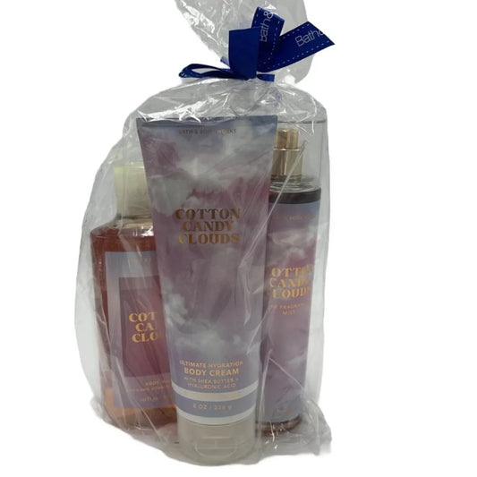 New! Cotton Candy 3pc. Fragrance Set By Bath And Body Works