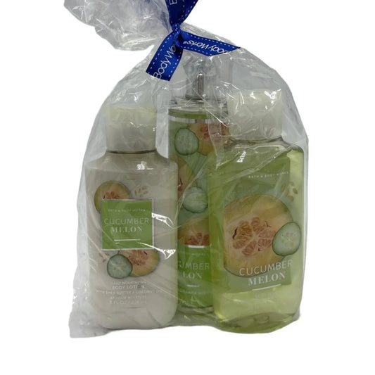 New! Cucumber Melon 3pc. Fragrance Set By Bath And Body Works