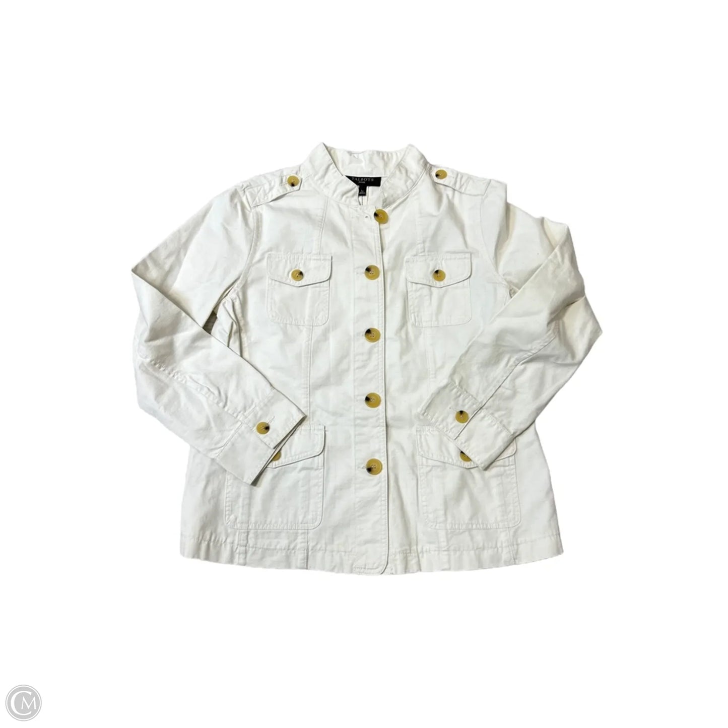 Jacket Other By Talbots In Cream, Size: Lp