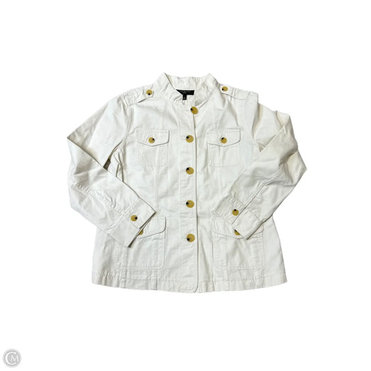 Jacket Other By Talbots In Cream, Size: Lp