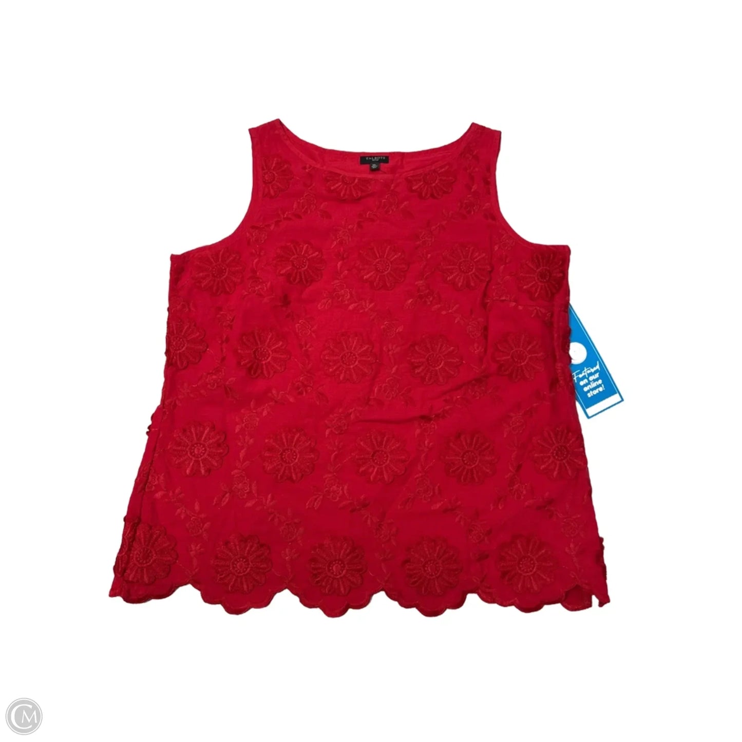 New! Top Sleeveless By Talbots In Red, Size: Mp
