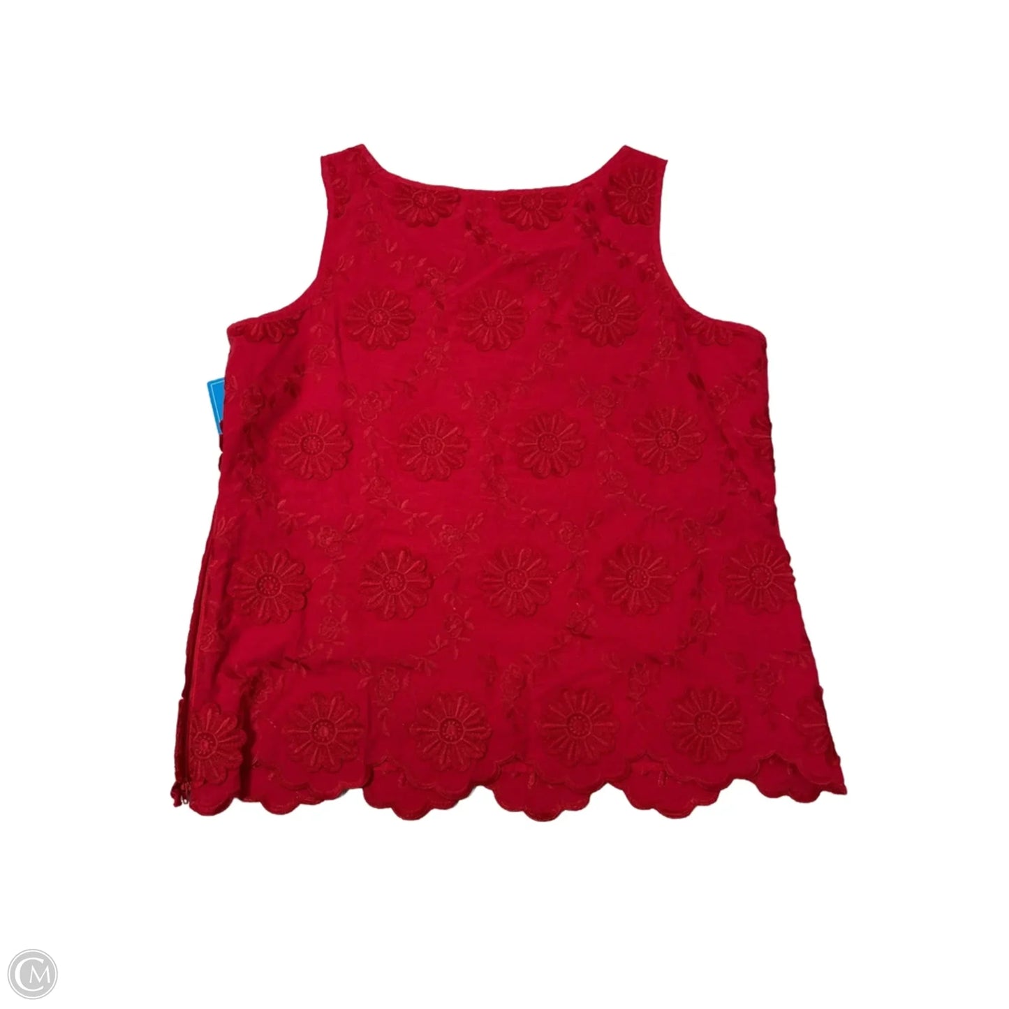New! Top Sleeveless By Talbots In Red, Size: Mp