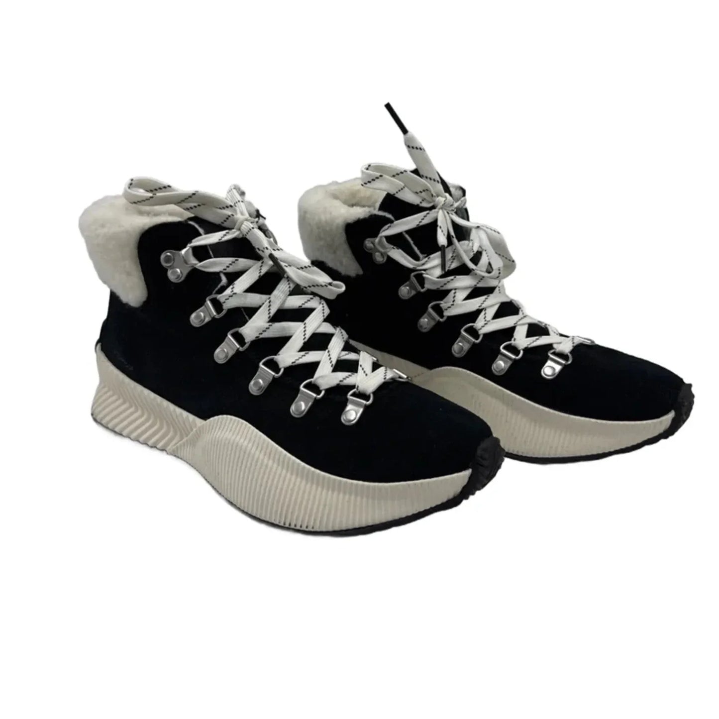 Designer Shoes By Sorel In Black, Size: 9