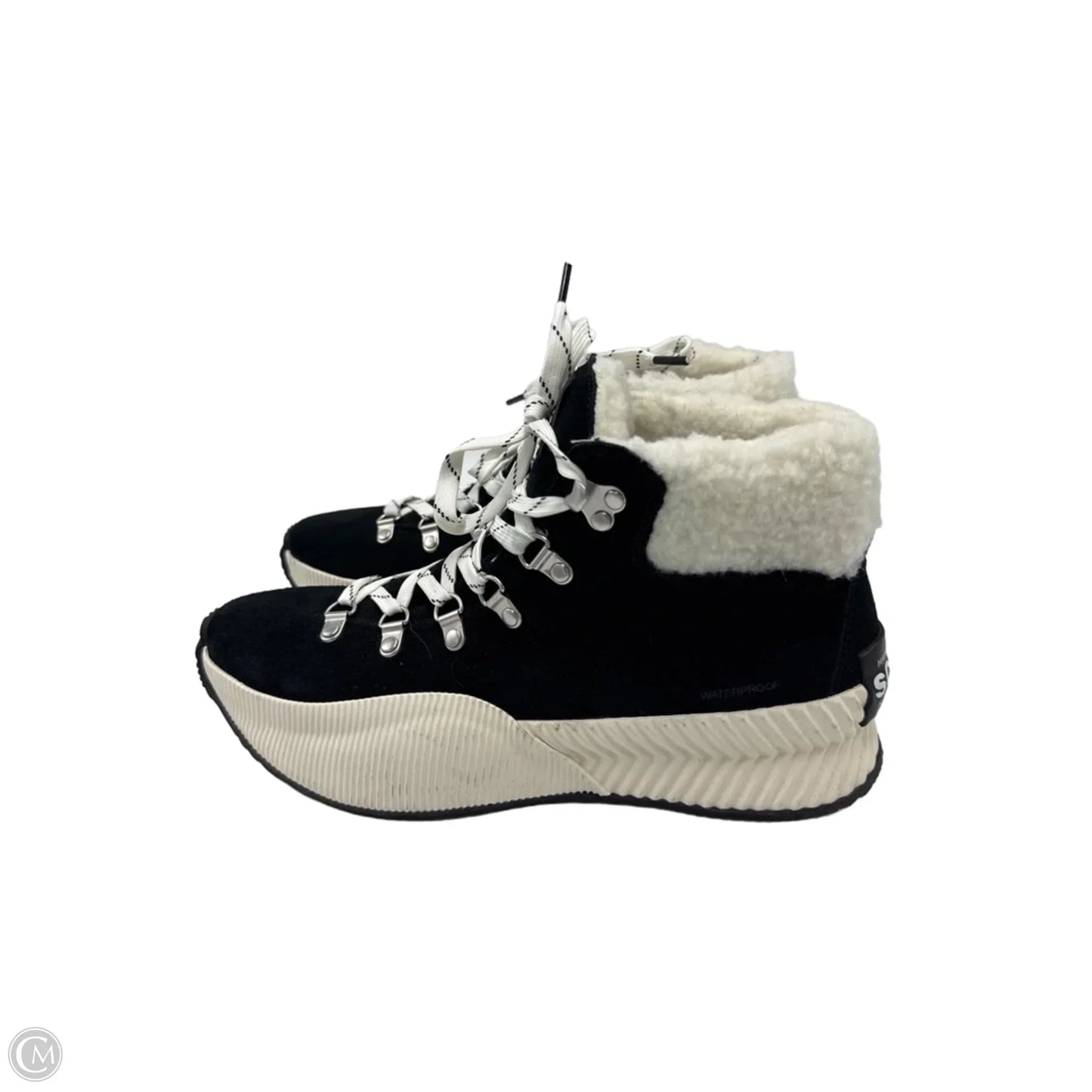 Designer Shoes By Sorel In Black, Size: 9