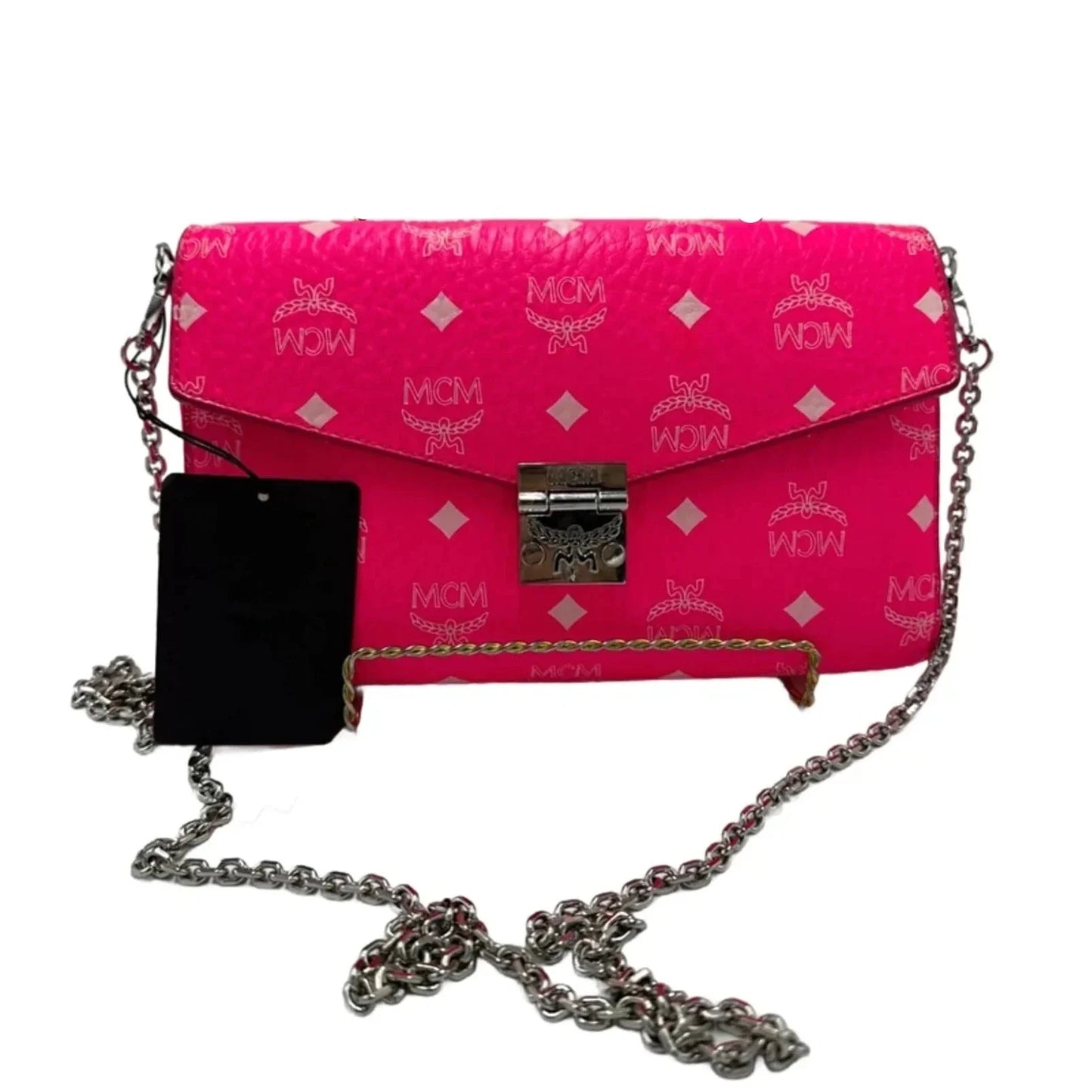 New! MCM Millie Visetos Luxury WOC Crossbody Handbag